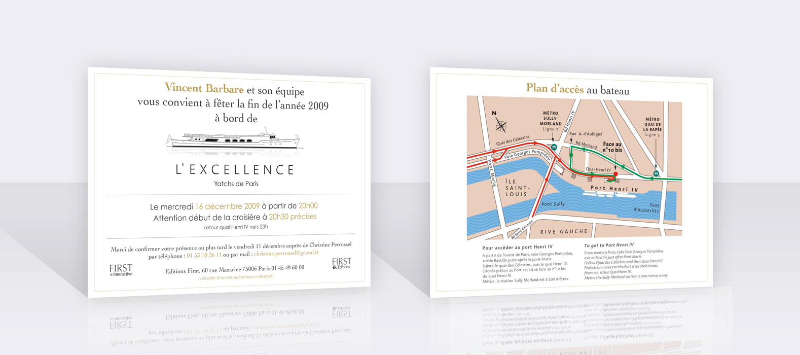 Invitations pour les Éditions First