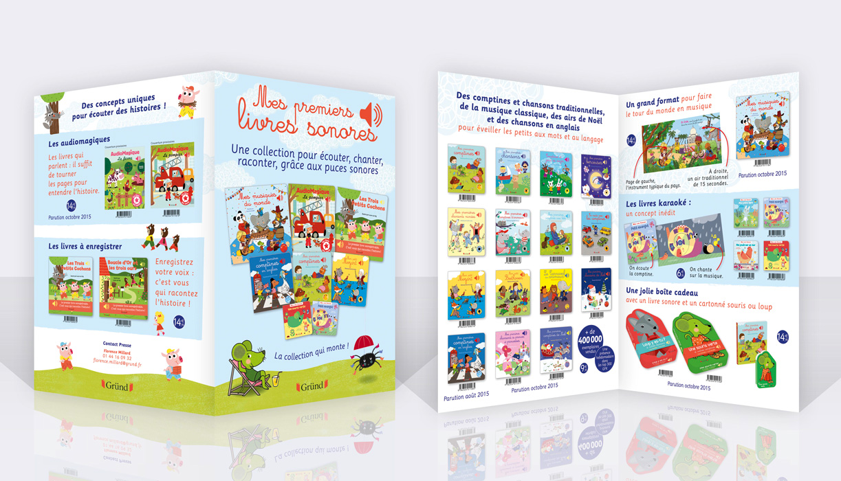 Dépliant de présentation de collection – Éditions Gründ Jeunesse Dépliant de présentation de collection – Éditions Gründ Jeunesse